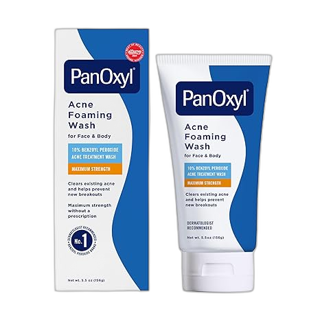 PanOxyl 10% Benzoyl Peroxide Acne Foaming Wash -156g