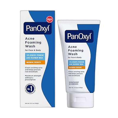 PanOxyl 10% Benzoyl Peroxide Acne Foaming Wash -156g